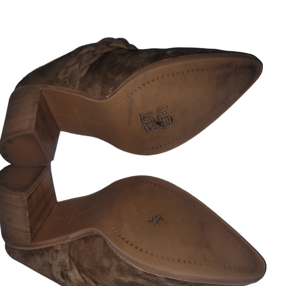 Dolce Vita Serla Mule Dark Brown SuedeMule Slip-On Heel Womens Size 8.5 - Picture 6 of 7